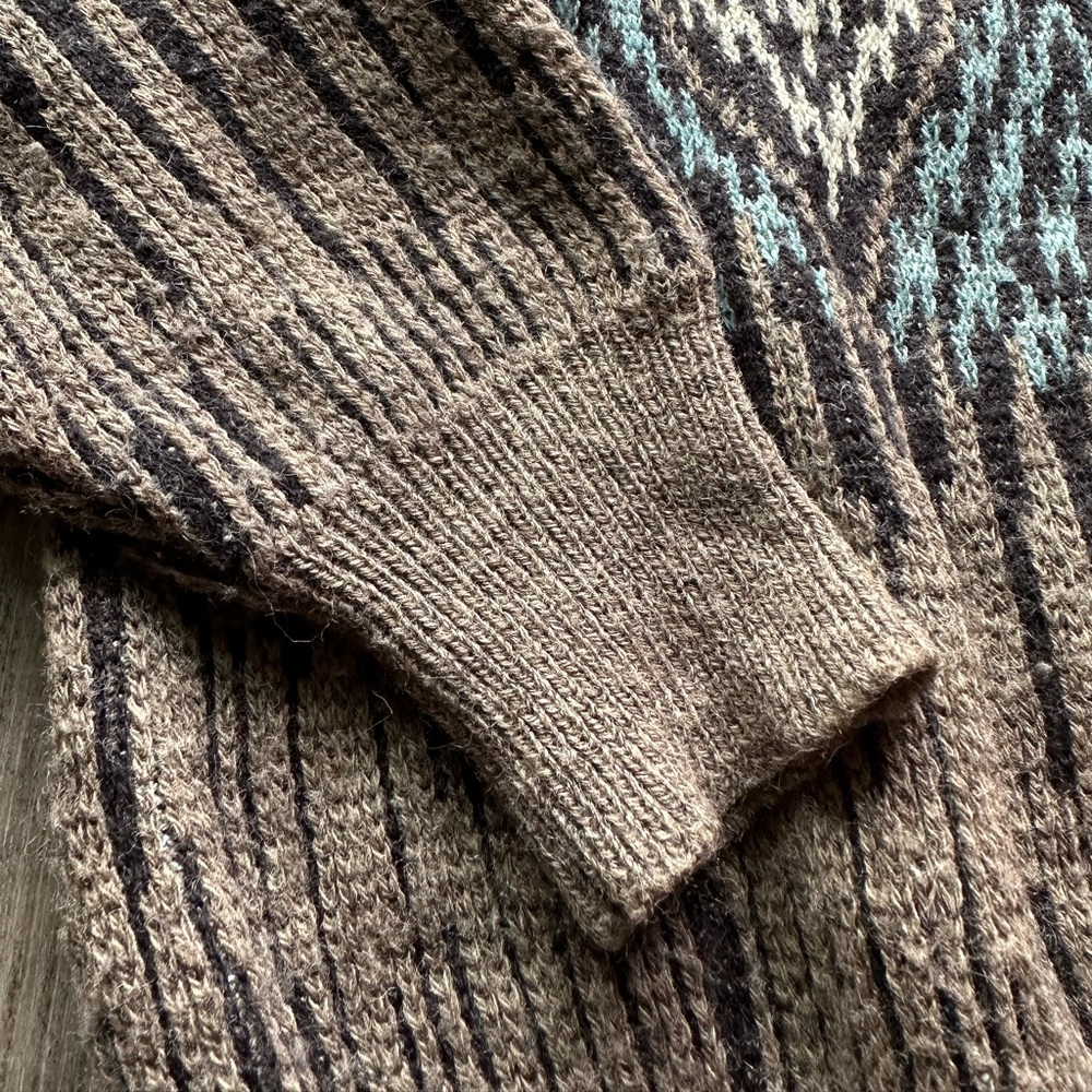 Vintage funky knit sweater size L - Picture 3 of 5